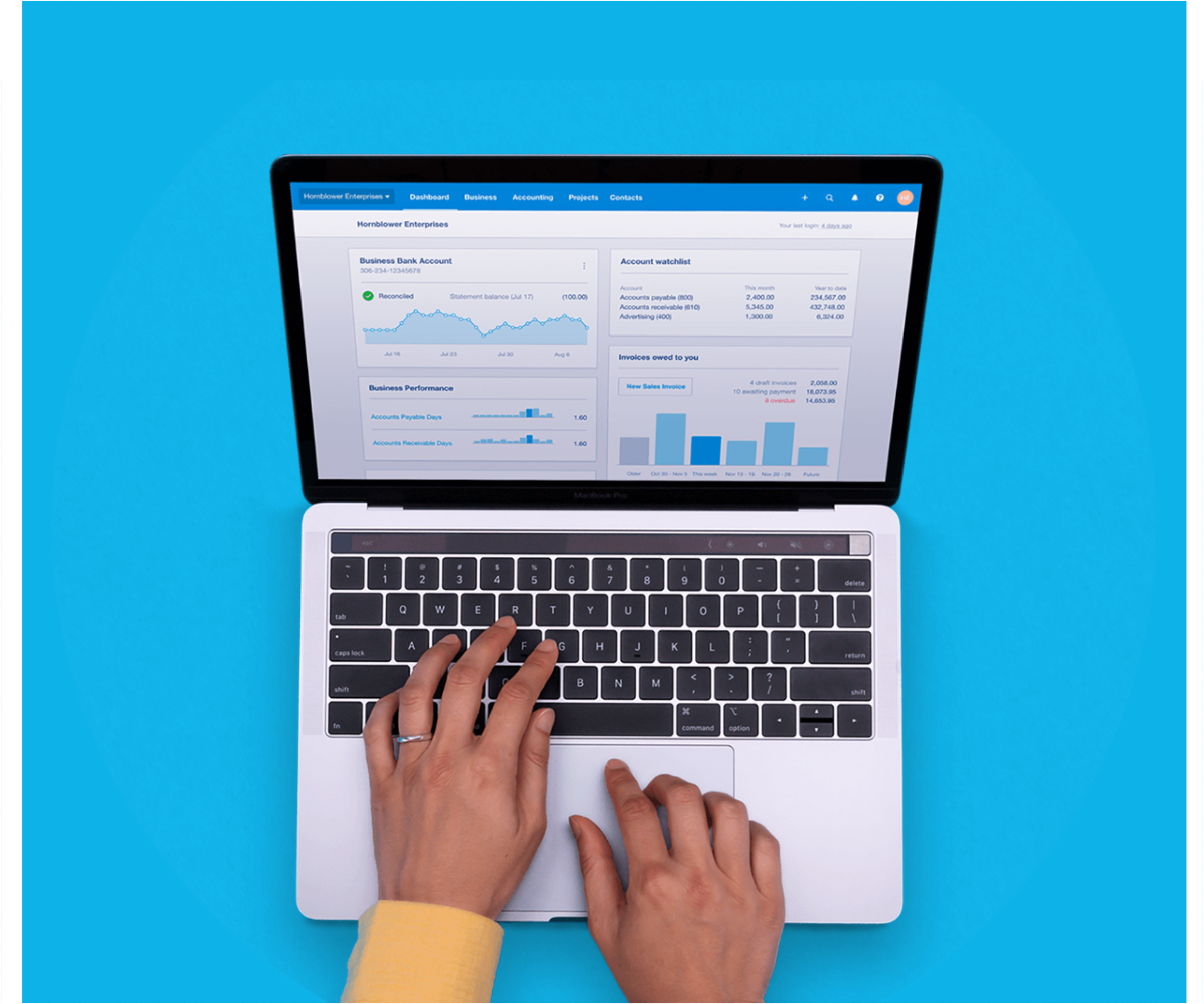 Xero dashboard